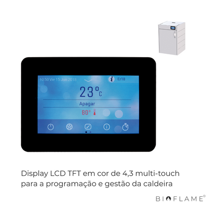 CALDEIRA A PELLETS PARA AQUECIMENTO CENTRAL - BIOBRONPI HYDROBOX