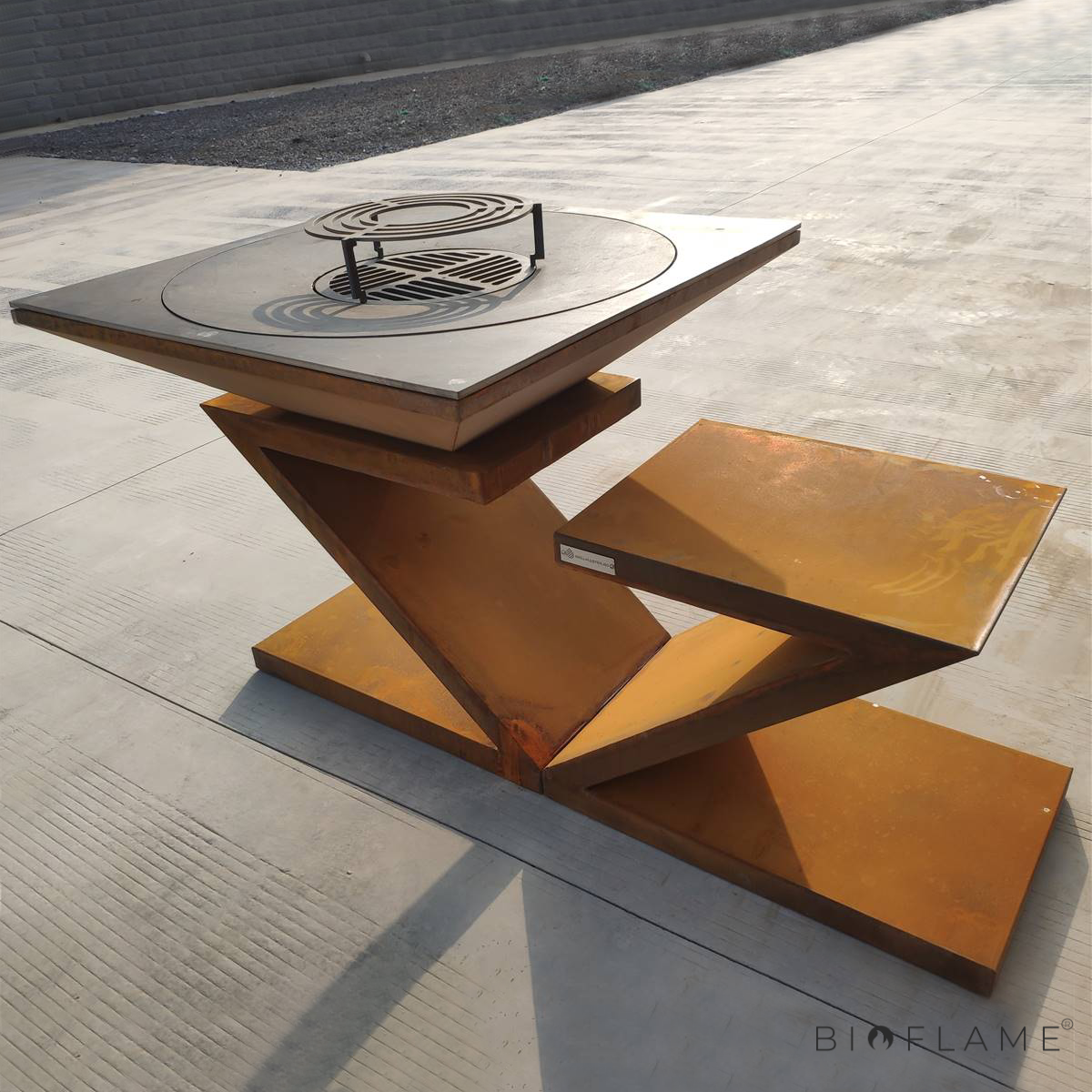 CHURRASQUEIRA A LENHA AÇO CORTEN - ART D'ASSAR MILÃO