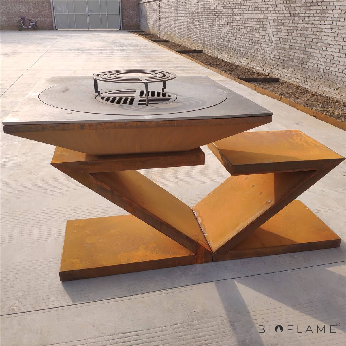 CHURRASQUEIRA A LENHA AÇO CORTEN - ART D'ASSAR MILÃO