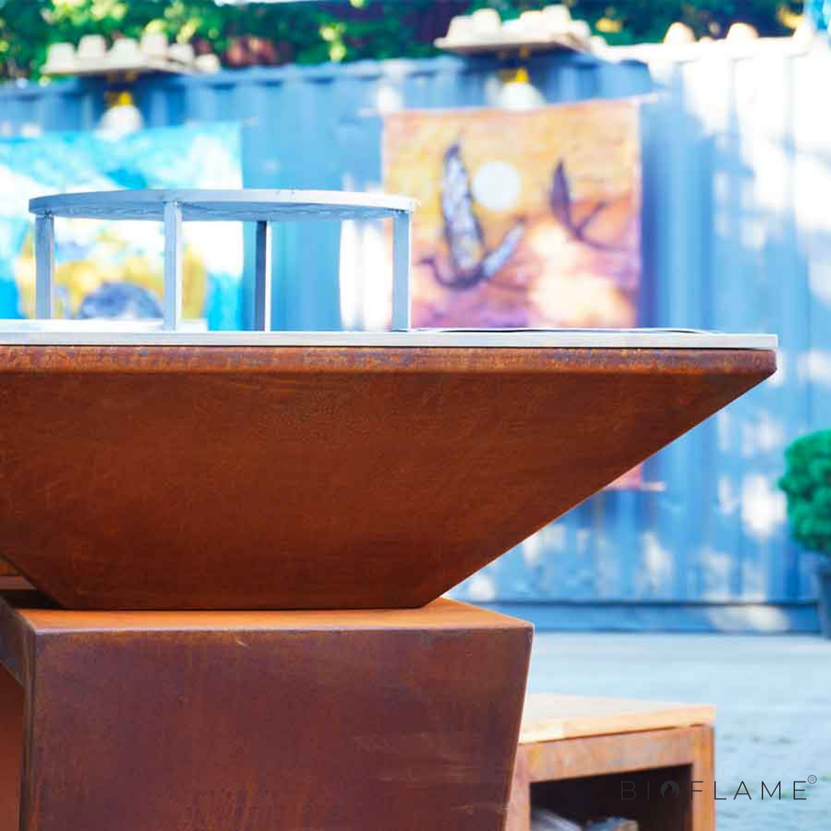 CHURRASQUEIRA A LENHA AÇO CORTEN - ART D'ASSAR MILÃO