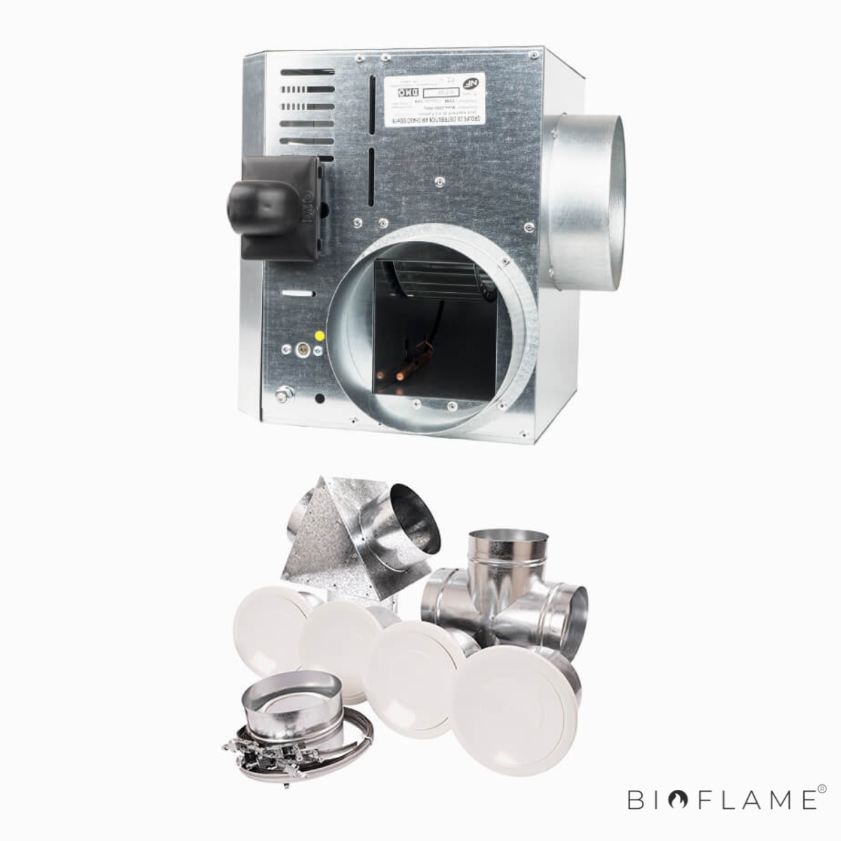 GRUPO DE DISTRIBUIÇÃO DE AR QUENTE - TRIA KIT 550 m³/h 4 BOCAS