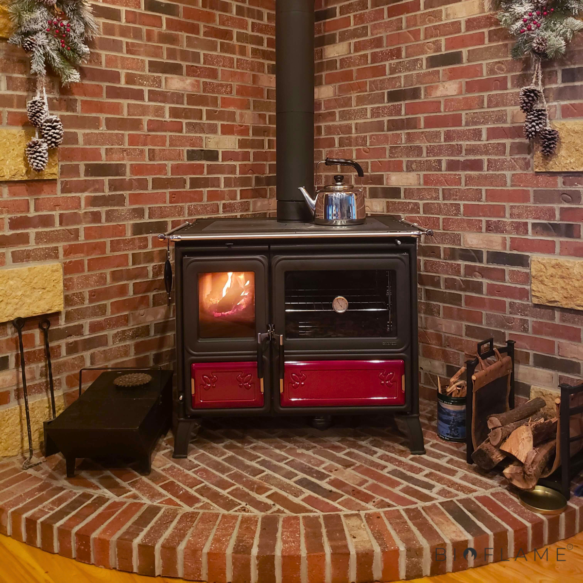 FOGÃO A LENHA - NORDICA EXTRAFLAME MILLY
