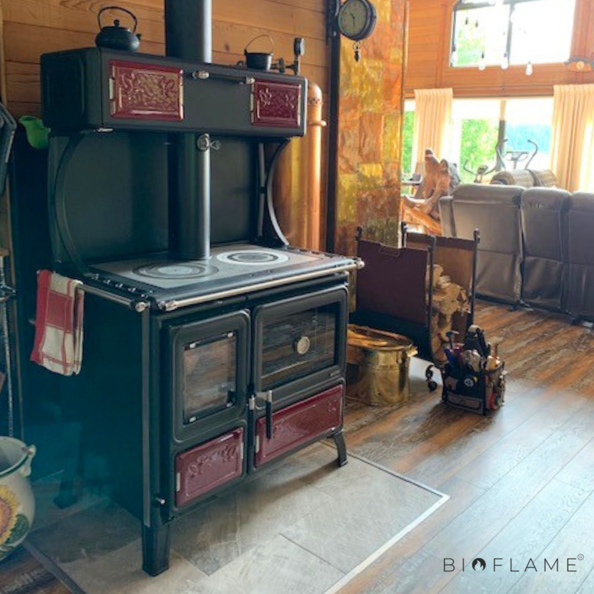 FOGÃO A LENHA - NORDICA EXTRAFLAME MILLY
