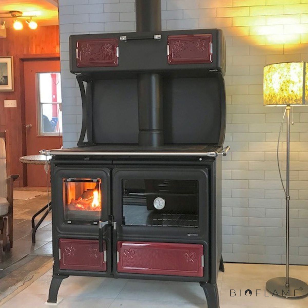 FOGÃO A LENHA - NORDICA EXTRAFLAME MILLY