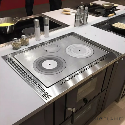 FOGÃO A LENHA - NORDICA EXTRAFLAME VERONA XXL PEDRA