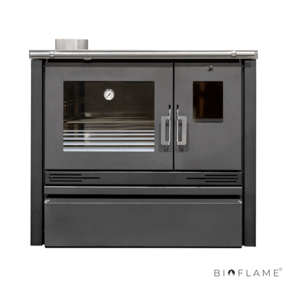 FOGÃO A LENHA - METLOR ME16 BLACK PV