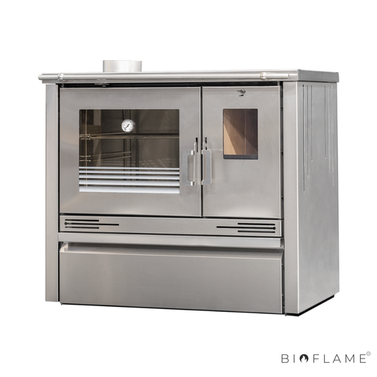 FOGÃO A LENHA - METLOR ME16 INOX PV