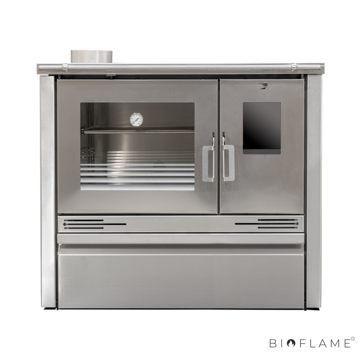 FOGÃO A LENHA - METLOR ME16 INOX PV