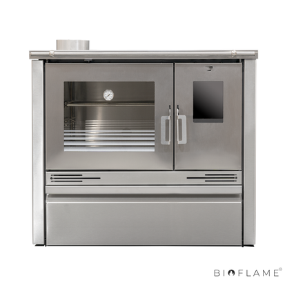 FOGÃO A LENHA - METLOR ME16 INOX PV