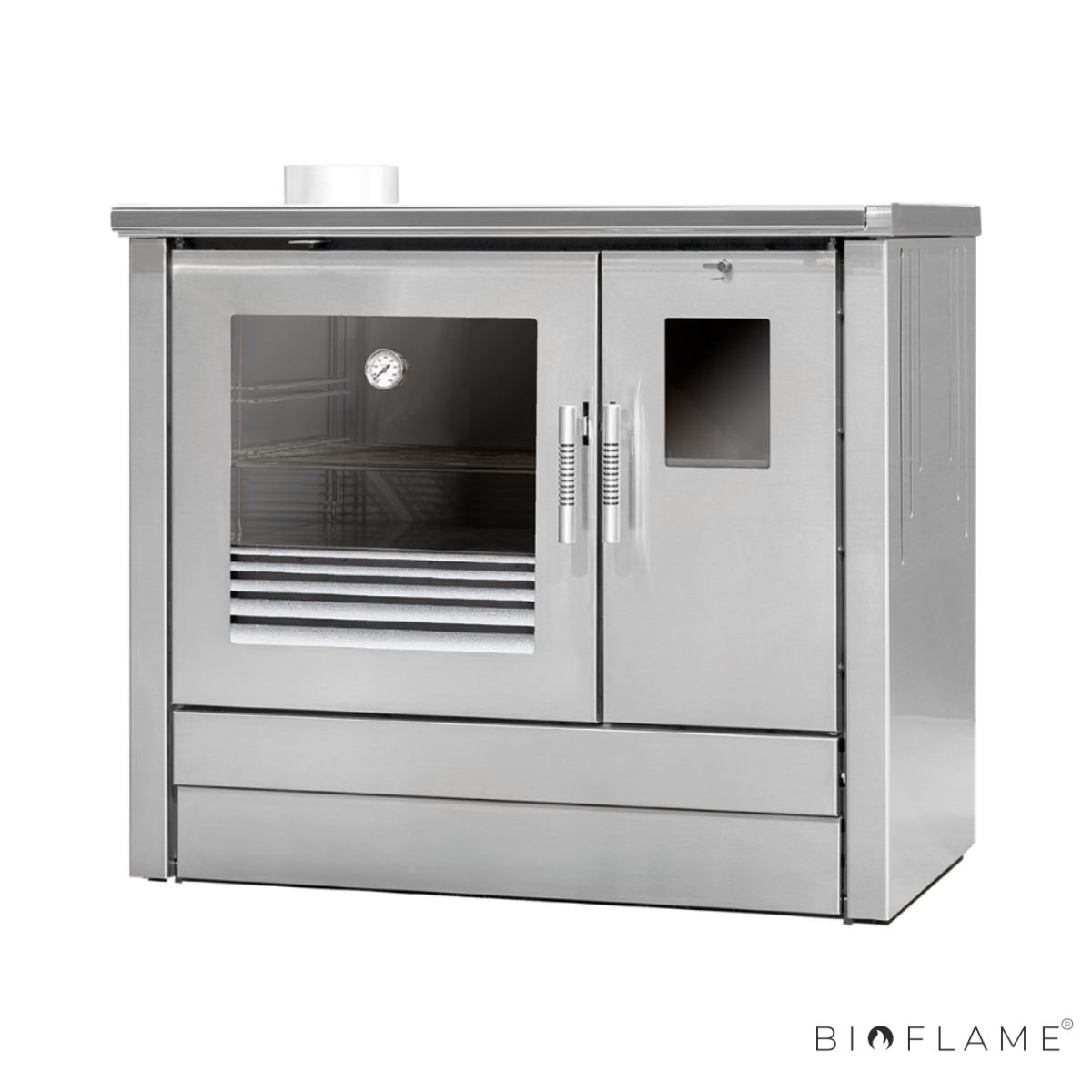 FOGÃO A LENHA - METLOR ME16 TROPICAL INOX