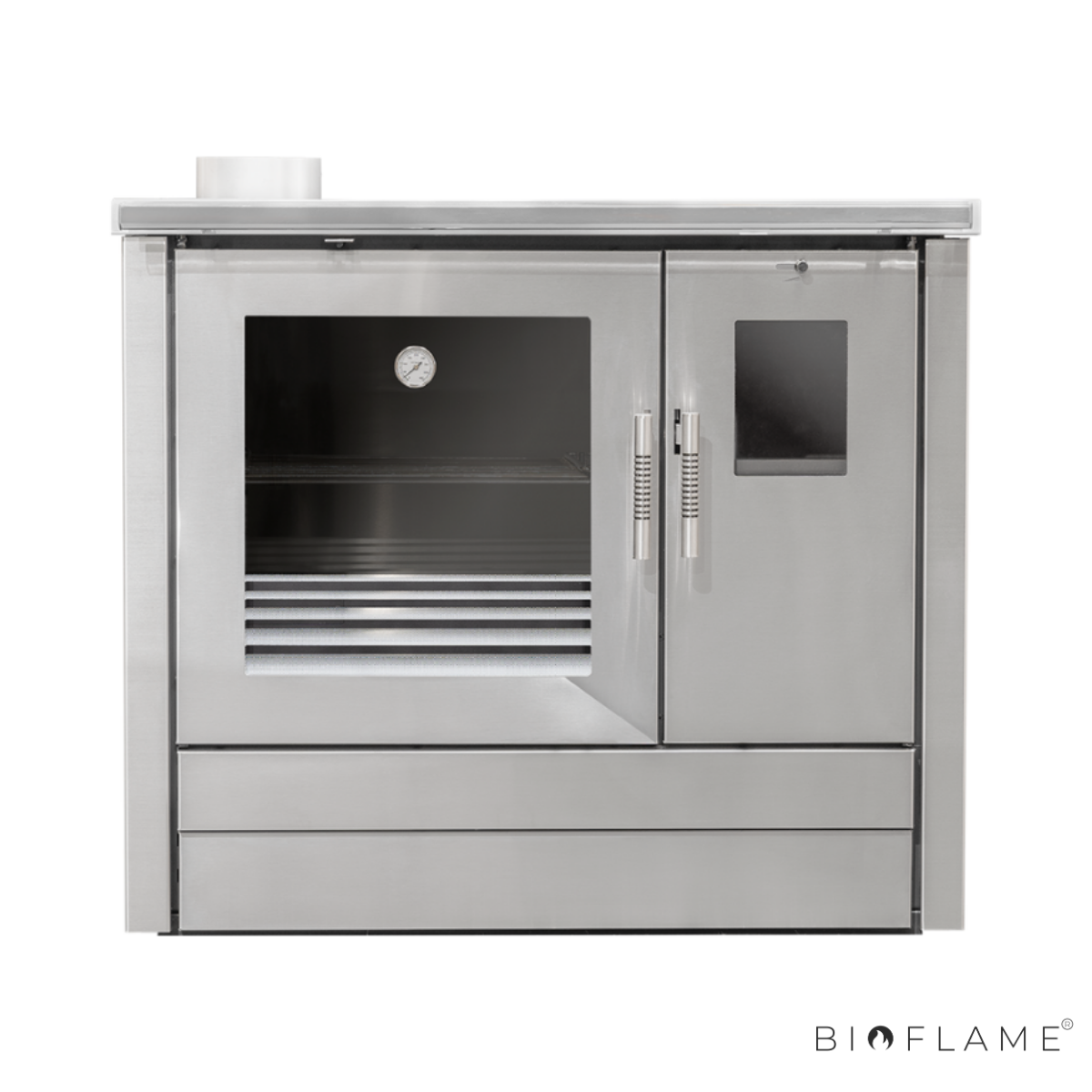 FOGÃO A LENHA - METLOR ME16 TROPICAL INOX