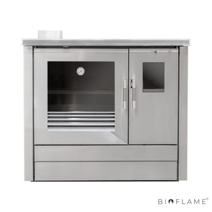 FOGÃO A LENHA - METLOR ME16 TROPICAL INOX