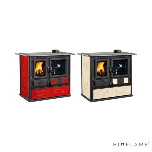 FOGÃO A LENHA - NORDICA EXTRAFLAME ROSA 5.0 CERÂMICA