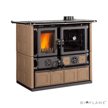 FOGÃO A LENHA - NORDICA EXTRAFLAME ROSA 5.0 MAIOLICA