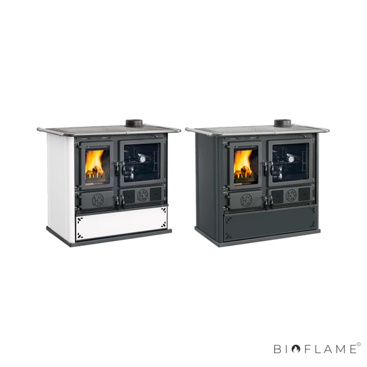 FOGÃO A LENHA - NORDICA EXTRAFLAME ROSA 5.0 STEEL