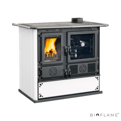 FOGÃO A LENHA - NORDICA EXTRAFLAME ROSA 5.0 STEEL