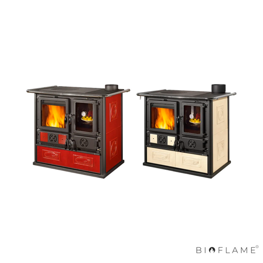 FOGÃO A LENHA - NORDICA EXTRAFLAME ROSA REVERSE 2.0