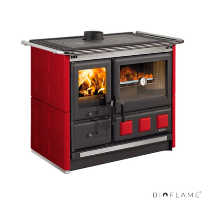 FOGÃO A LENHA - NORDICA EXTRAFLAME ROSA XXL 5.0 MAIOLICA