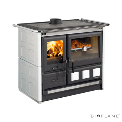 FOGÃO A LENHA - NORDICA EXTRAFLAME ROSA XXL 5.0 MAIOLICA