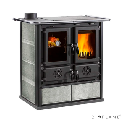FOGÃO A LENHA - NORDICA EXTRAFLAME ROSETTA SINISTRA 5.0