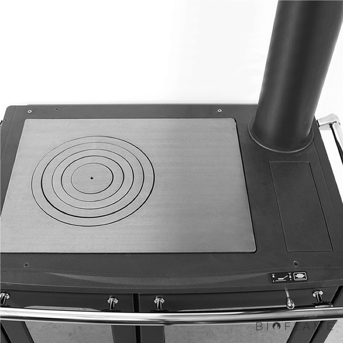 FOGÃO A LENHA - NORDICA EXTRAFLAME SOVRANA EASY EVO 2.0