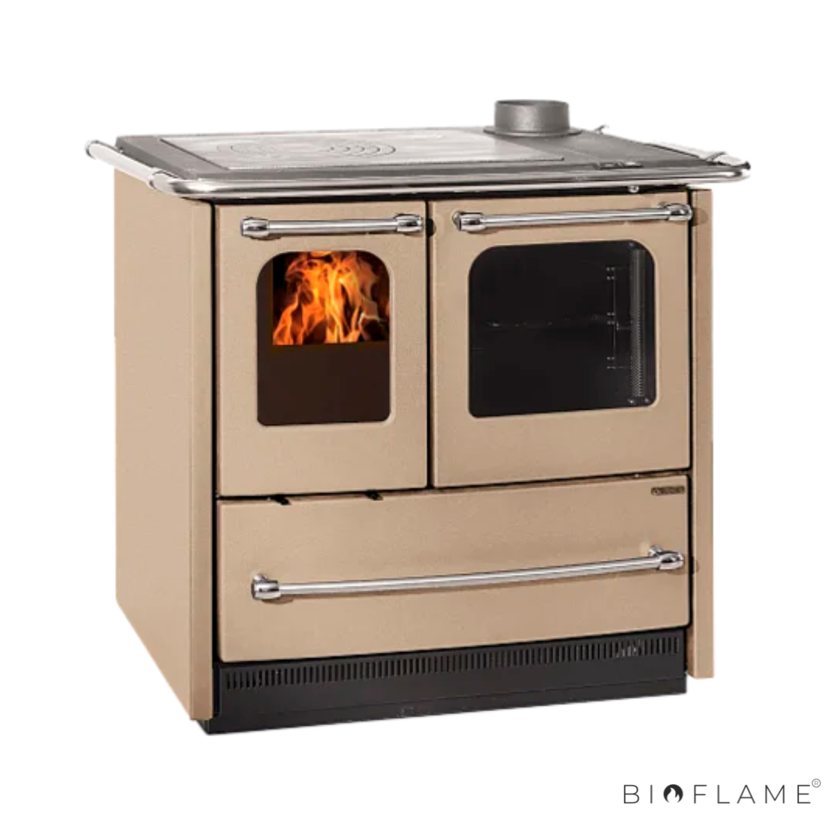 FOGÃO A LENHA - NORDICA EXTRAFLAME SOVRANA EASY EVO 2.0