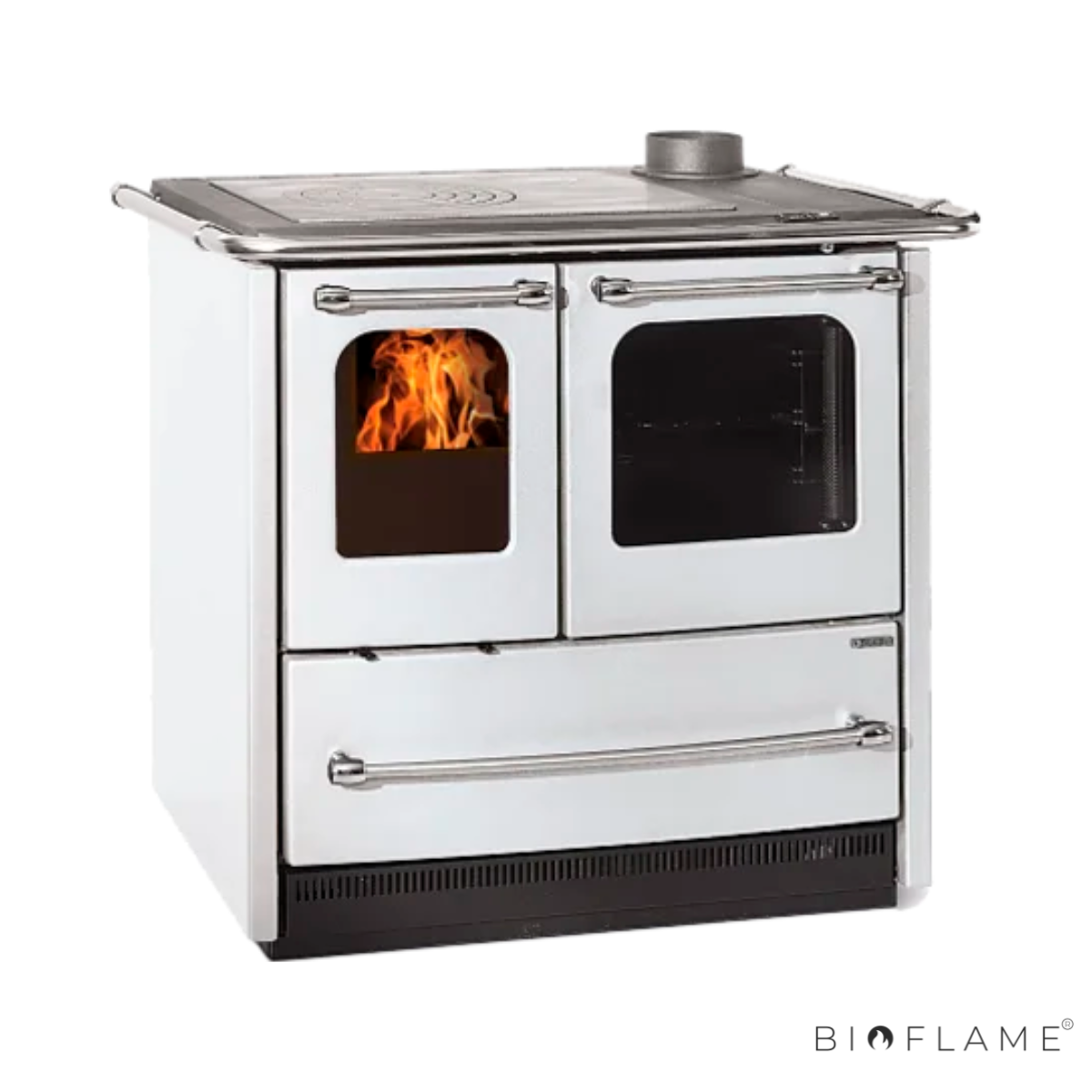 FOGÃO A LENHA - NORDICA EXTRAFLAME SOVRANA EASY EVO 2.0