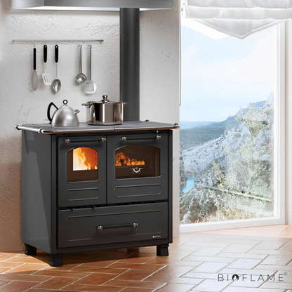 FOGÃO A LENHA - NORDICA EXTRAFLAME FAMILY 4,5