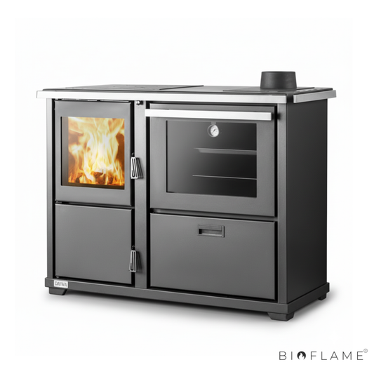 FOGÃO A LENHA PARA AQUECIMENTO CENTRAL - TEBA THERM TK-22 PLUS