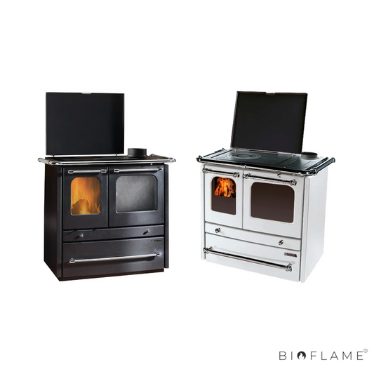 FOGÃO A LENHA PARA AQUECIMENTO CENTRAL - NORDICA EXTRAFLAME TERMOSOVRANA DSA