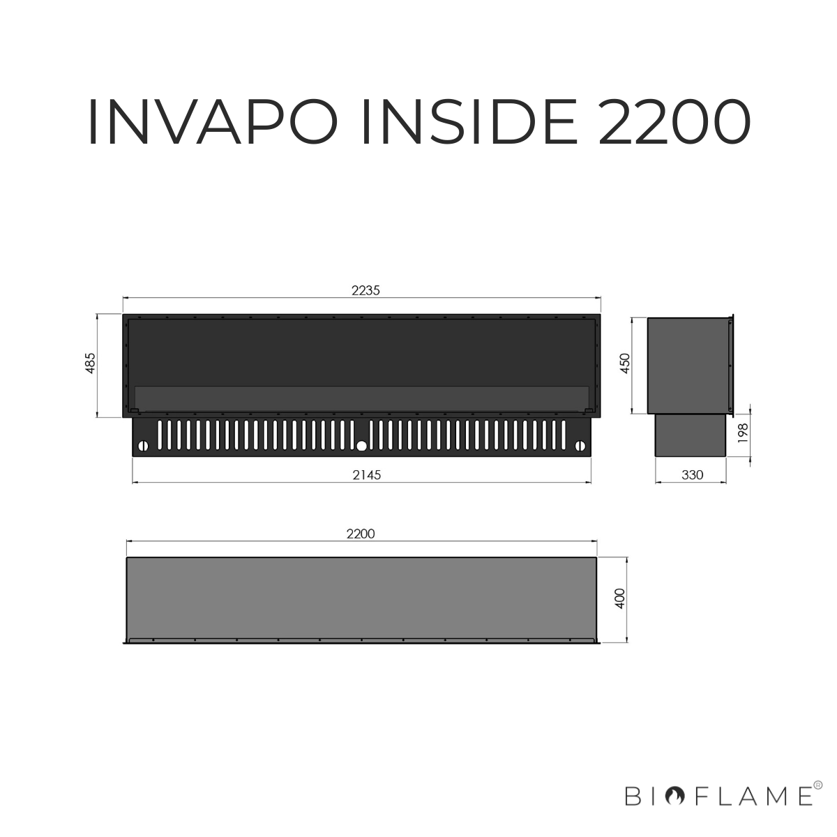 LAREIRA ELÉTRICA COM VAPOR DE ÁGUA - INVAPO INSIDE