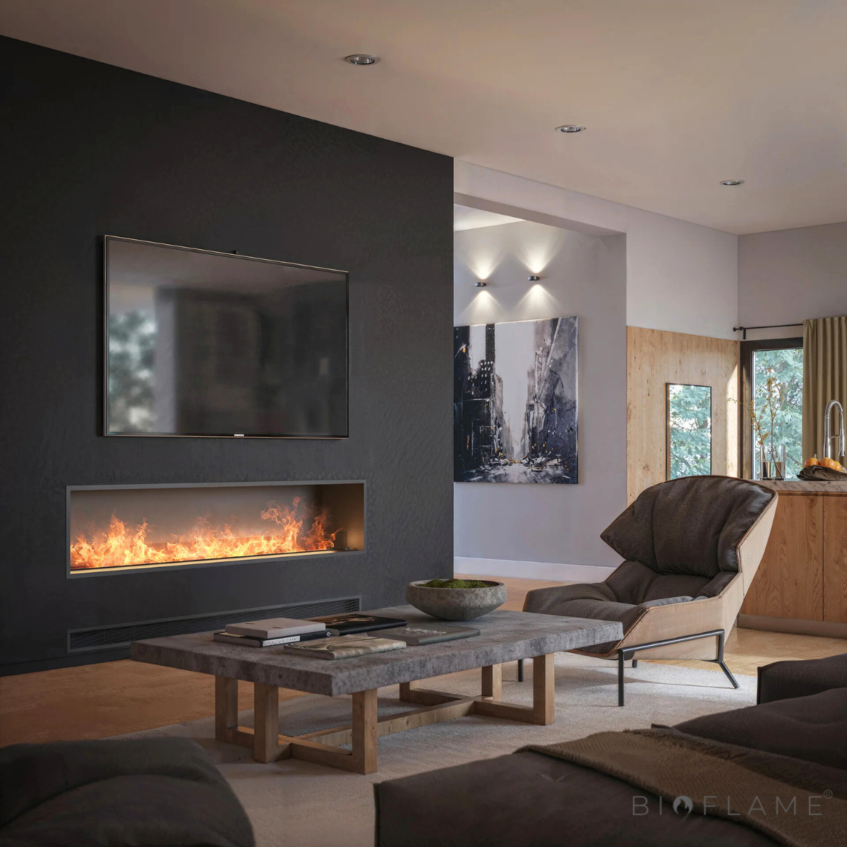 LAREIRA ELÉTRICA COM VAPOR DE ÁGUA - INVAPO INSIDE