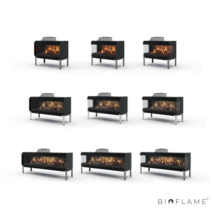 LAREIRA ELÉTRICA HOLOGRÁFICA - NOBIS JANUS 90 / 125 / 170