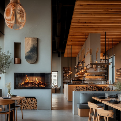 LAREIRA ELÉTRICA HOLOGRÁFICA - NOBIS JANUS 90 / 125 / 170