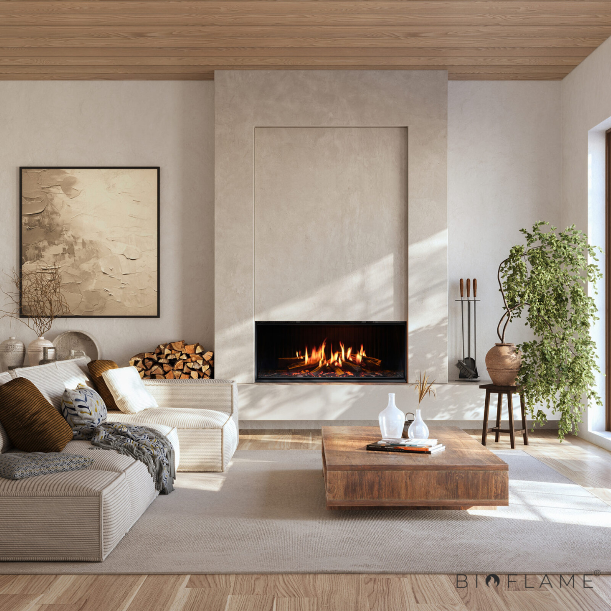 LAREIRA ELÉTRICA HOLOGRÁFICA - TRIMLINE IX10 SOLUS