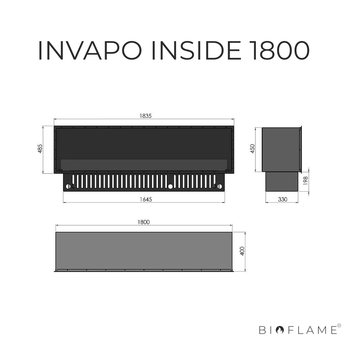 LAREIRA ELÉTRICA COM VAPOR DE ÁGUA - INFIRE INVAPO INSIDE
