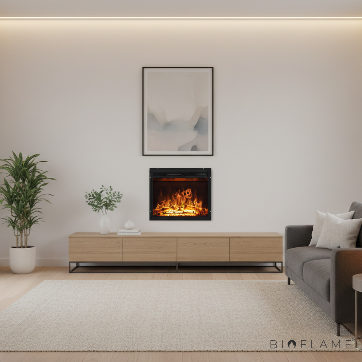 LAREIRA ELÉTRICA - AFLAMO DIAMOND LED 80 CLASSSIC