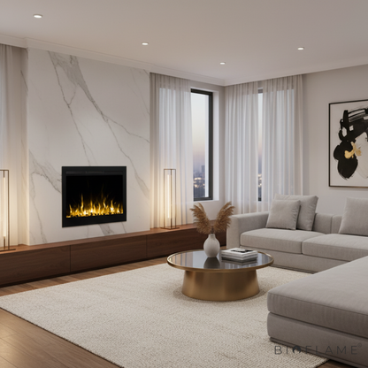 LAREIRA ELÉTRICA - AFLAMO DIAMOND LED 80 PRO