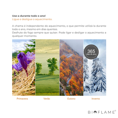 LAREIRA ELÉTRICA - AFLAMO DIAMOND 115/128/153/165/183