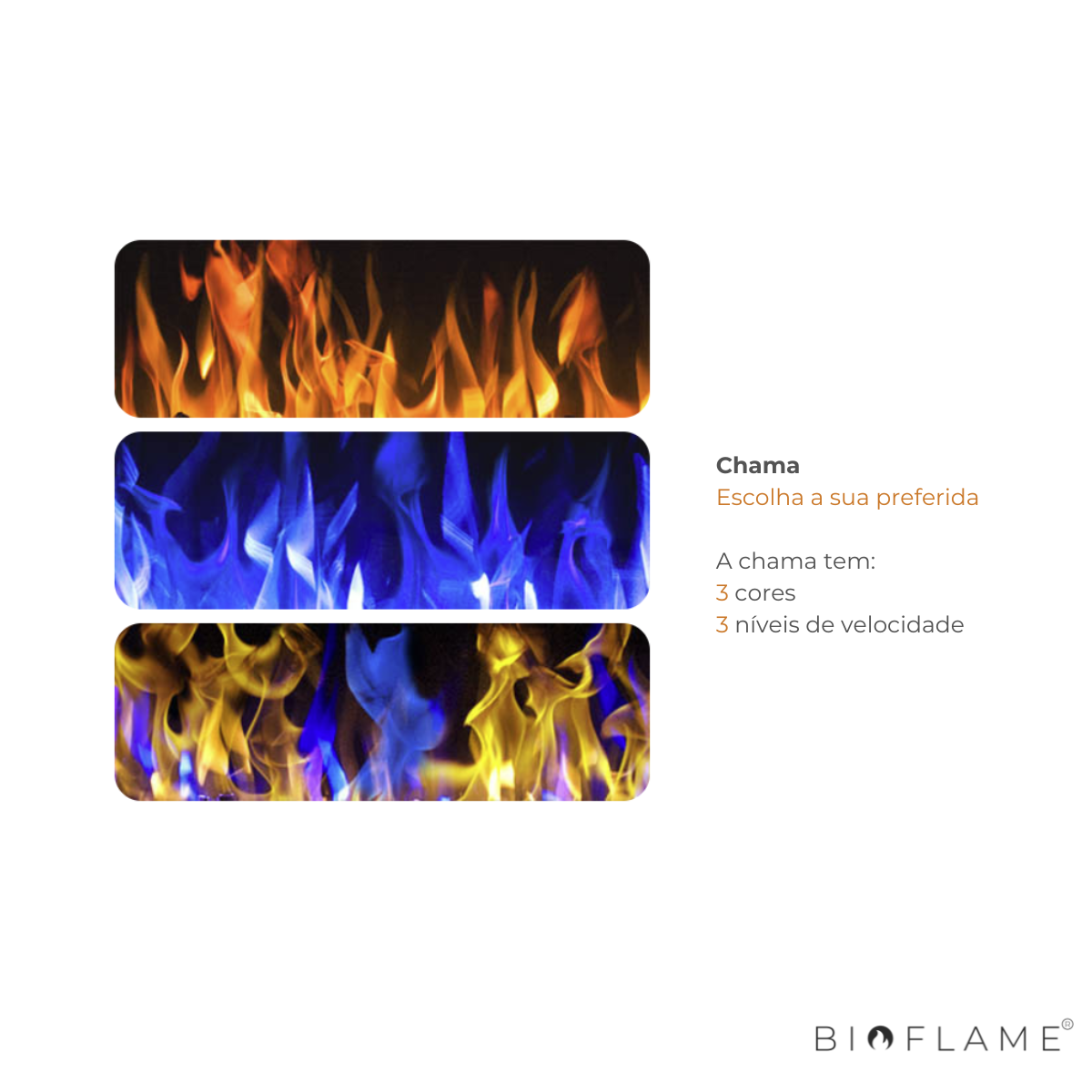 LAREIRA ELÉTRICA - AFLAMO DIAMOND 115/128/153/165/183