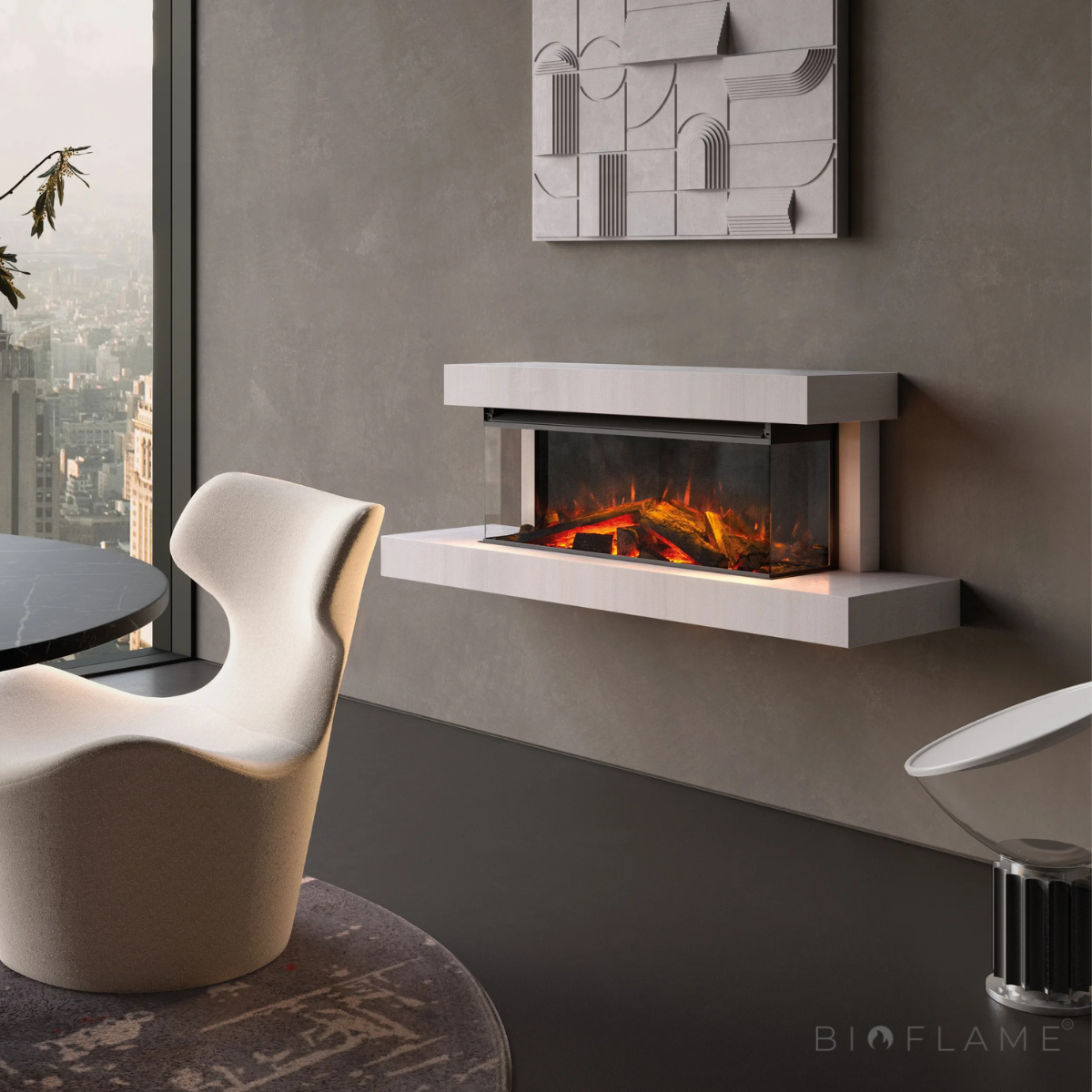 LAREIRA ELÉTRICA - NORDICA EXTRAFLAME LUMEN 870