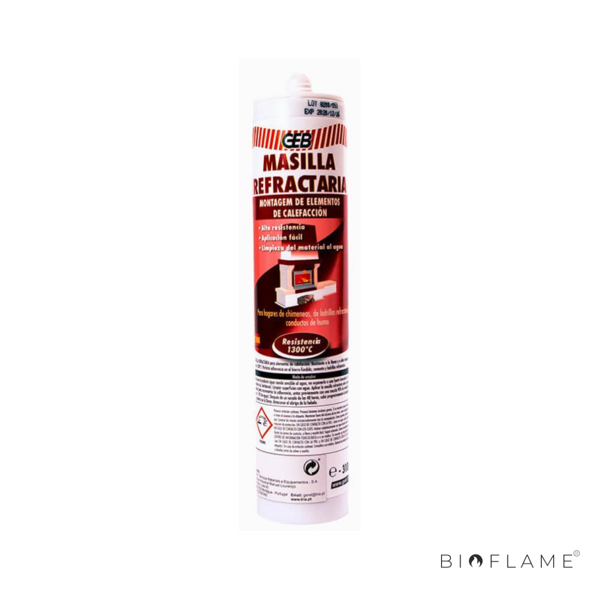 MÁSTIQUE REFRATÁRIO DE ESTANCAMENTO GEB TRIA – 310ML
