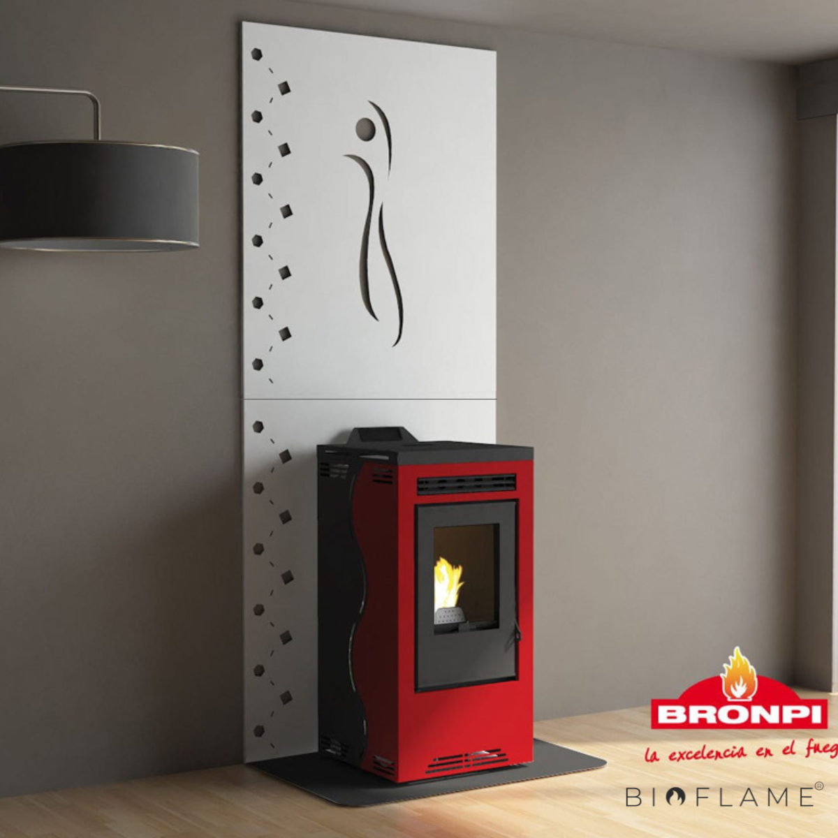 PAINEL DECORATIVO PARA SALAMANDRAS BRONPI 651