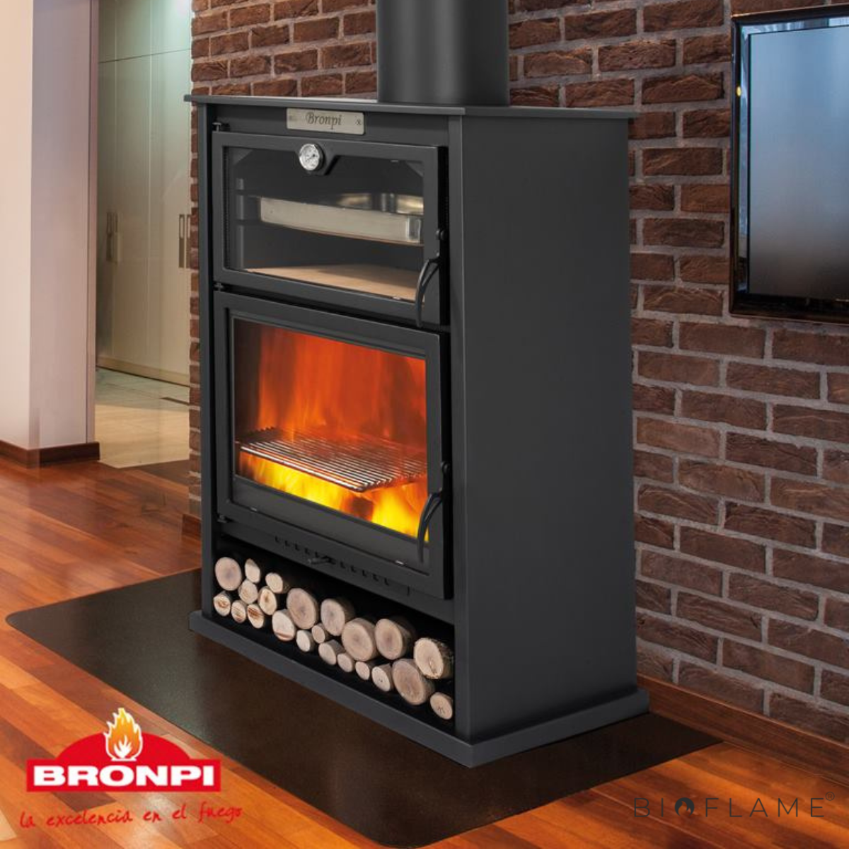 CHAPA DECORATIVA PARA SALAMANDRAS BRONPI 639-A