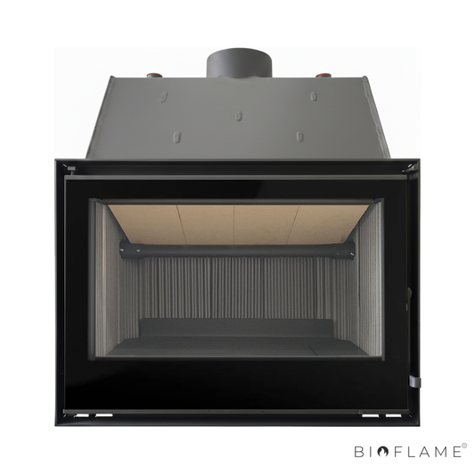 RECUPERADOR DE CALOR A LENHA PARA AQUECIMENTO CENTRAL - C&A CHAMA W4-800 FUNDIÇÃO