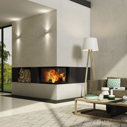 RECUPERADOR DE CALOR A LENHA - ROMOTOP HEAT R/L 3G L
