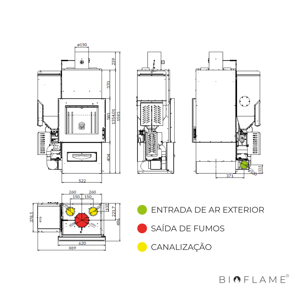 RECUPERADOR DE CALOR HÍBRIDO - JOLLY MEC FOGHET EVO ARIA