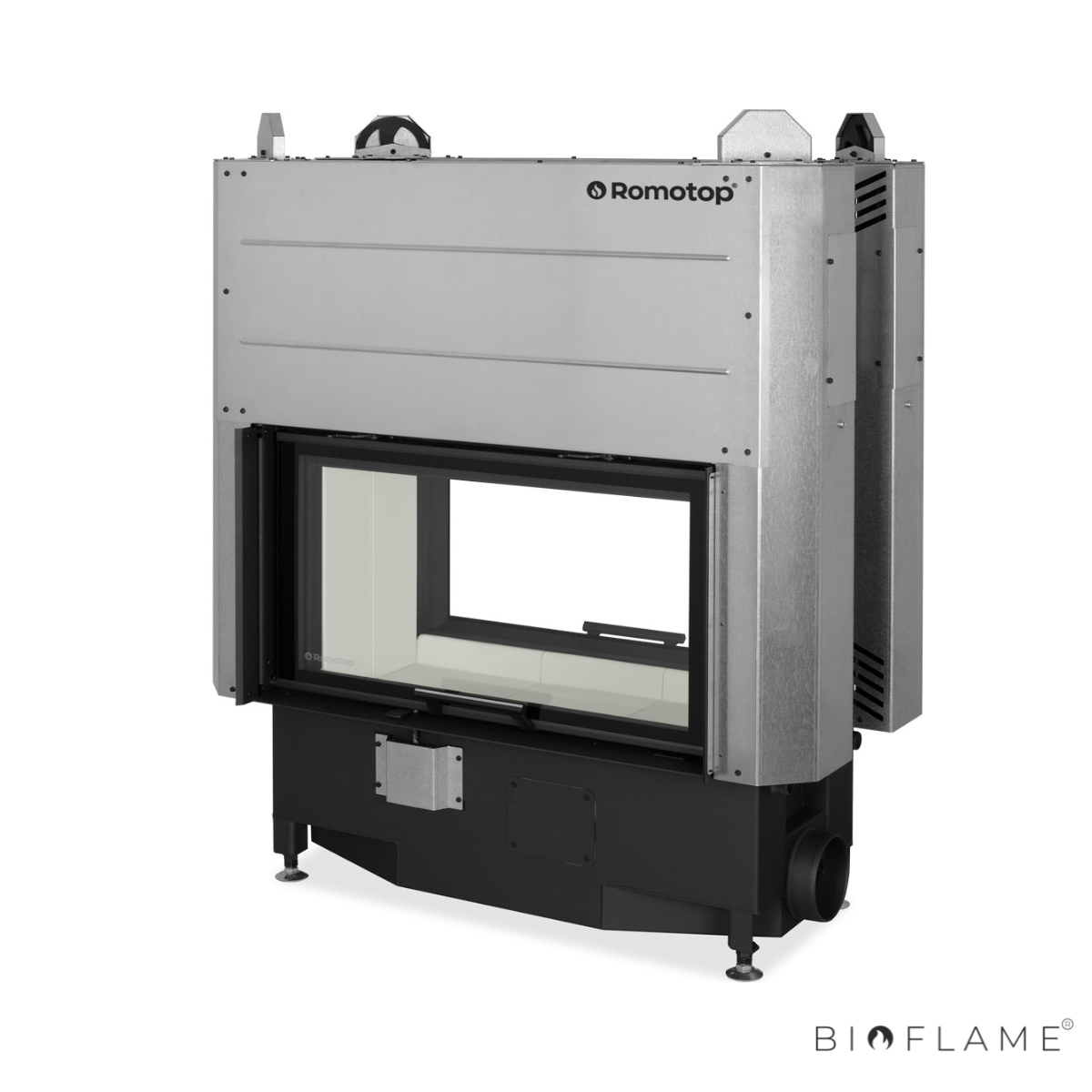 RECUPERADOR DE CALOR A LENHA - ROMOTOP HEAT HT3LF 04