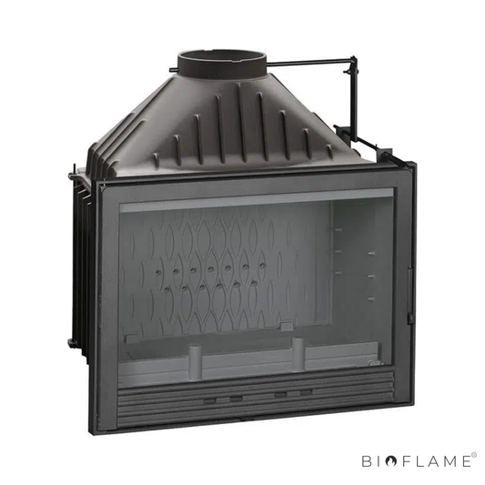 RECUPERADOR DE CALOR A LENHA EM FERRO FUNDIDO - INVICTA 700 COMPACT COM REGISTO