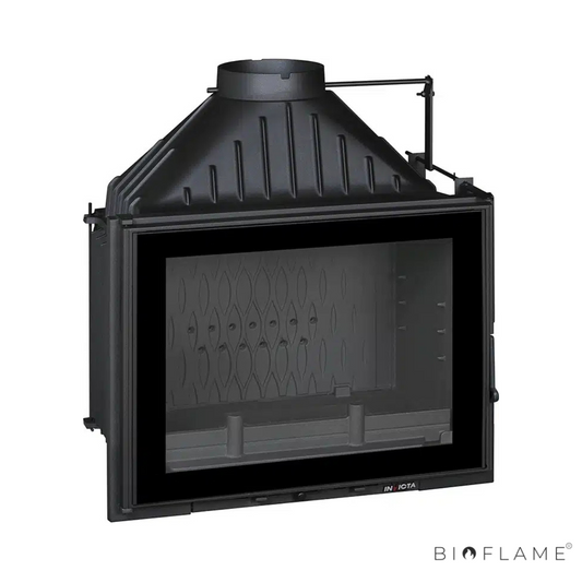 RECUPERADOR DE CALOR A LENHA EM FERRO FUNDIDO - INVICTA 700 GRAND ANGLE COM REGISTO